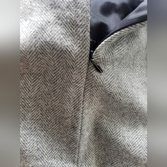 Grey Wool Skirt sz 4 - Picture 5 of 7